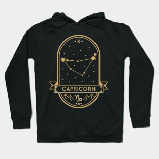 Capricorn Gold Sigil Hoodie